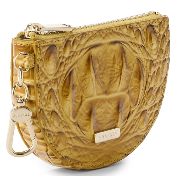 NWT Brahmin Britt Coin Purse in Golden Rod Ombré - Picture 5 of 6